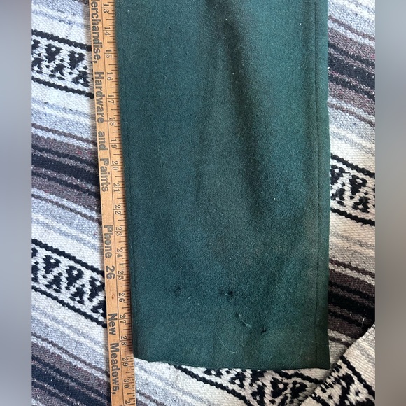 filson • rare vintage forest service pants hunter green wool outdoor - Picture 4 of 6